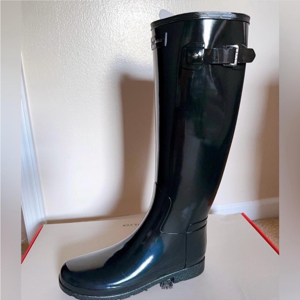 Women's Hunter Original Refined Tall Gloss Rain Boots
